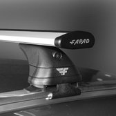 Dakdragers Volvo V60 Cross Country stationwagon 2015 t/m 2018 - Farad aluminium wingbar