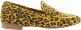 Tango | Pleun new 40-ac p/w yellow suede print loafer - black sole | Maat: 36