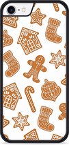 iPhone 8 Hardcase hoesje Christmas Cookies - Designed by Cazy
