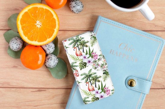 Coque Téléphone Samsung Galaxy A20e Protection Téléphone Palms Flamingo