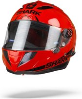 SHARK RACE-R PRO GP BLANK 30TH ANNIVERSARY Motorhelm Integraalhelm Rood Carbon Zwart S
