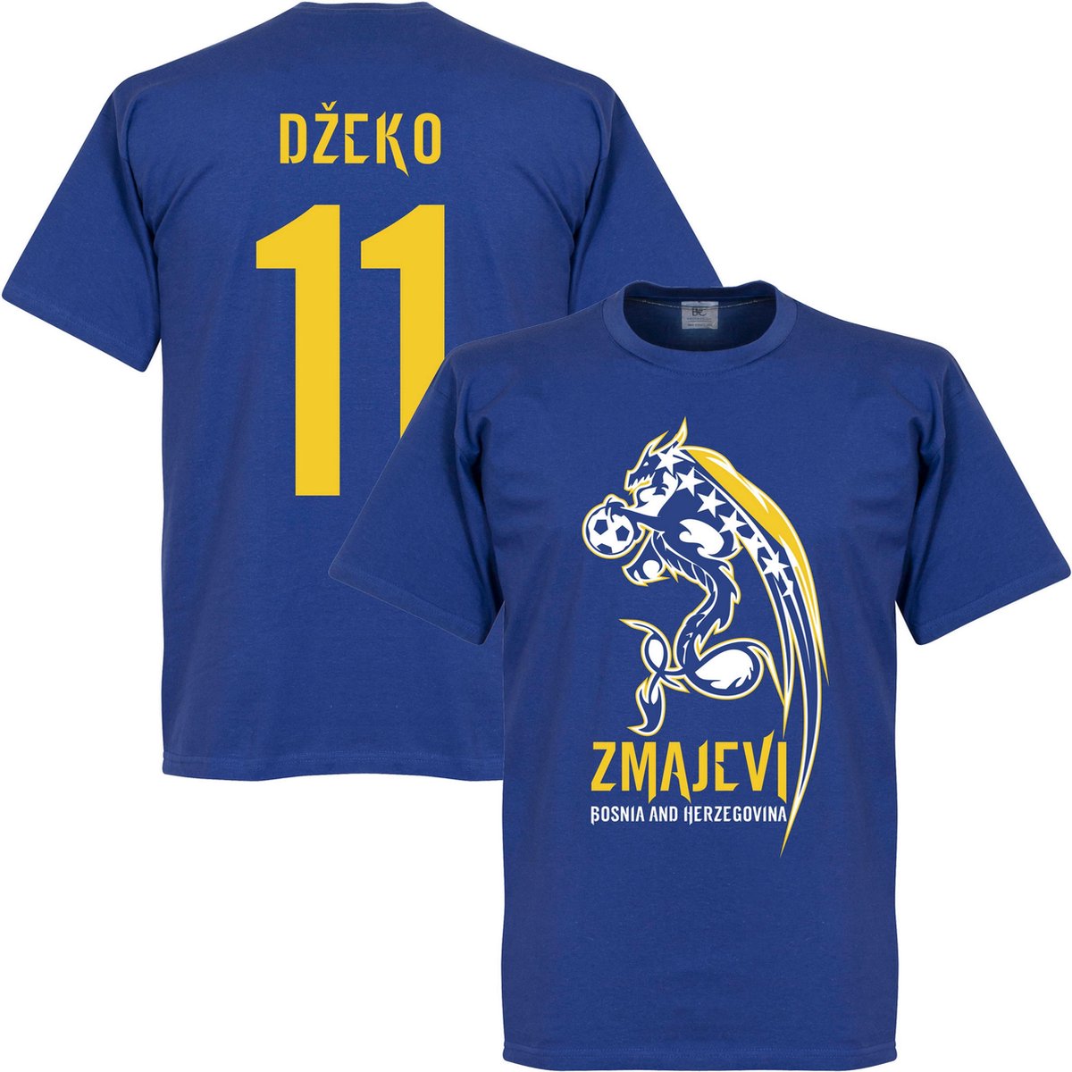 Bosnië Herzegovina Zmajevi Dzeko T-Shirt - 3XL