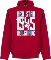 Rode Ster Belgrado 1945 Hooded Sweater -Rood - M