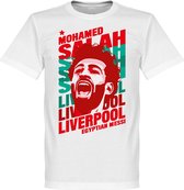 Salah Liverpool Portrait T-Shirt - L