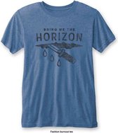 Bring Me The Horizon Heren Tshirt -S- Wound Blauw