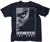 Ice Cube Heren Tshirt -L- Half Face Zwart
