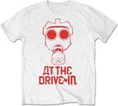At The DriveIn Heren Tshirt -S- Mask Wit
