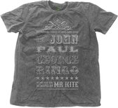 The Beatles Heren Tshirt -2XL- Mr Kite Grijs