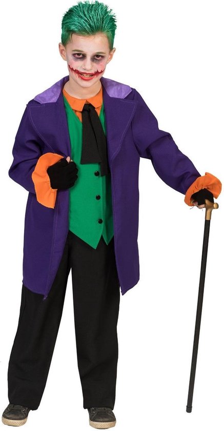 Joker Kostuum | The Joker Uit Batman | | Maat 140 | Halloween | Verkleedkleding | bol.com