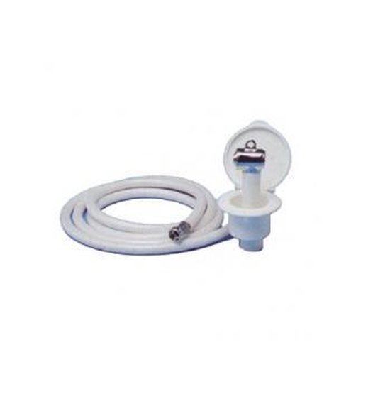 Douche kraan met drukknop met 4 meter slang (GS20245)