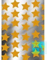 Kerstpapier 891427 Star In The Sky Gold- Breedte 60 cm - m lang - Breedte 60  cm - 15.891.427-60cm