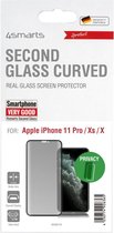 4smarts Second Glass Curved Privacy iPhone 11 Pro / XS Screenprotector