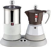 G.A.T. Italia Gatpuccino Golosa Elektrische Percolator met Melkopschuimer 6-kops - 300ml