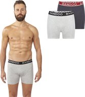 Oskar Grijs (2-Pack) Boxershorts, Maat L
