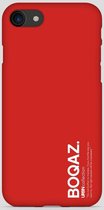 BOQAZ. iPhone 8 hoesje - URBN mat rood