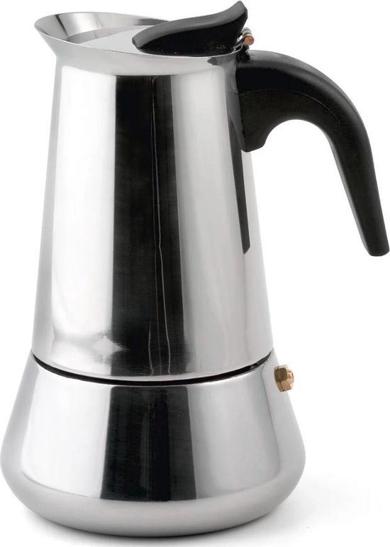 Weis Espressomaker - 6-kops - RVS