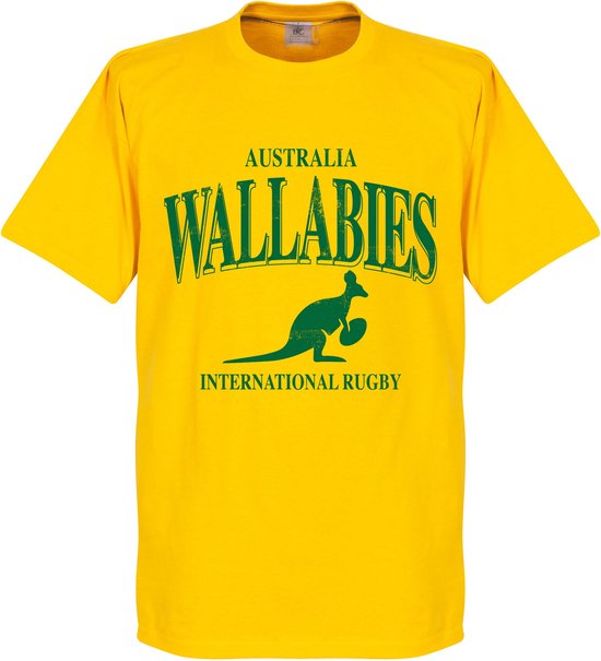 Australië Wallabies Rugby T-shirt - Geel - XXL