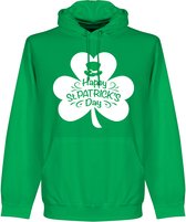 St. Patricks Day Hoodie - Groen - XL