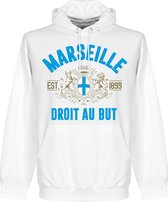 Marseille Established Hooded Sweater - Wit - S