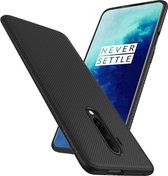 Texture TPU hoesje voor OnePlus 7T Pro - zwart