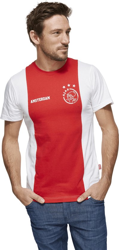 Antecedent Knooppunt hop Ajax T Shirt Senior - Maat S - Rood/Wit | bol.com