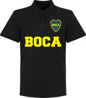 Boca Text Polo Shirt - Zwart - 5XL