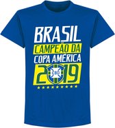 Brasil Campeao 2019 T-Shirt - Blauw - L