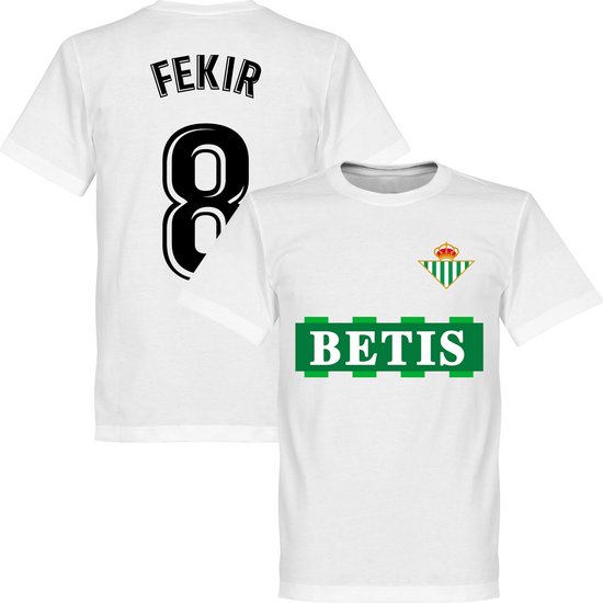 Real Betis Fekir 8 Team T-Shirt - Wit - XXXL