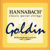 Hannabach K-Git.snaren set 725 MHT Nylon goudin Super Carbon - Klassieke gitaarsnaren