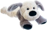 Magnetron warmte knuffel hond/puppy 18 cm - Verwijderbare zak - Warmte/koelte knuffelhond - Kruik knuffels voor kinderen/jongens/meisjes
