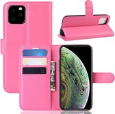 Book Case - iPhone 11 Pro Hoesje - Roze