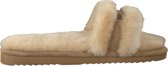 Warmbat Clair Dames Sloffen - Beige - Maat 42