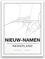 Poster/plattegrond NIEUW-NAMEN - A4