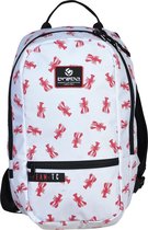 Brabo Backpack Lobster White/Red Sticktas Unisex - White/Red
