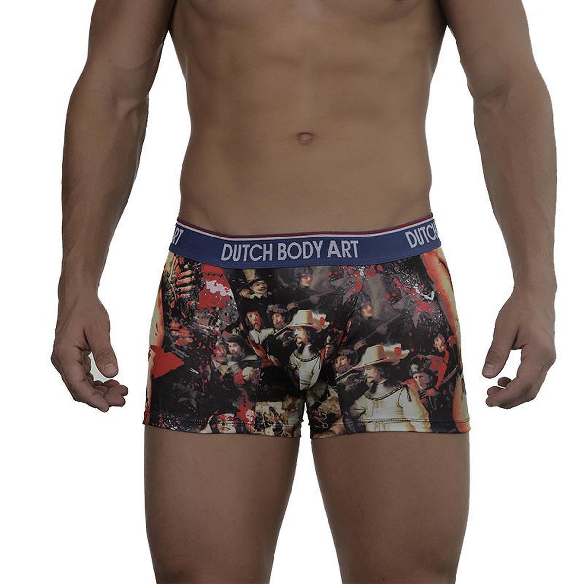 Boxershort - Dutch Body Art - Schilderij Jack Liemburg - The night always wait on us - Maat M