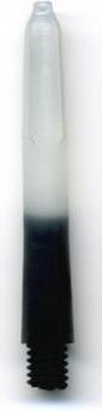 Thumbnail van een extra afbeelding van het spel 5 sets (15 stuks)  Deflectagrip 2 Tone Nylon shafts Short Black/White (35mm)