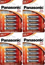 Panasonic AA Pro Power Batterijen (16 stuks)