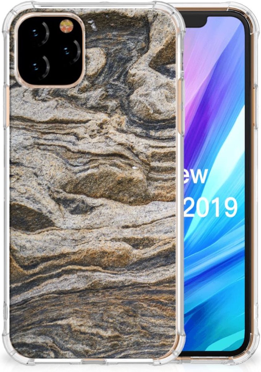 Apple iPhone 11 Pro Anti-Shock Hoesje Steen