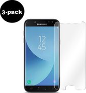 Samsung Galaxy J3 (2017) Screenprotector Tempered Glass - 3 PACK