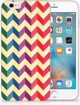 Leuk Hoesje Geschikt voor iPhone 6s Zigzag Color