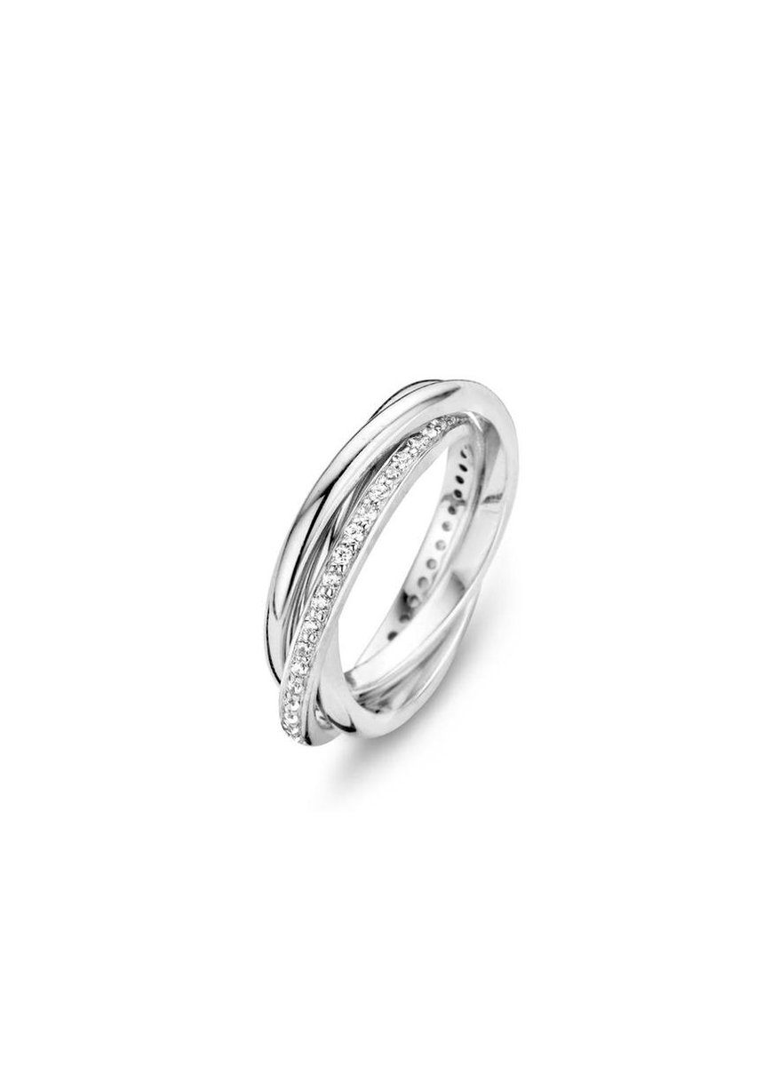 Moments Ring  15087AW/54 Zilver 17.25 mm (54) Ring met stenen Zirkonia