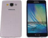 Samsung Galaxy A5, 0.35mm Ultra Thin Matte Soft Back Skin case Transparant Paars Purple