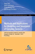 Communications in Computer and Information Science 1094 - Methods and Applications for Modeling and Simulation of Complex Systems