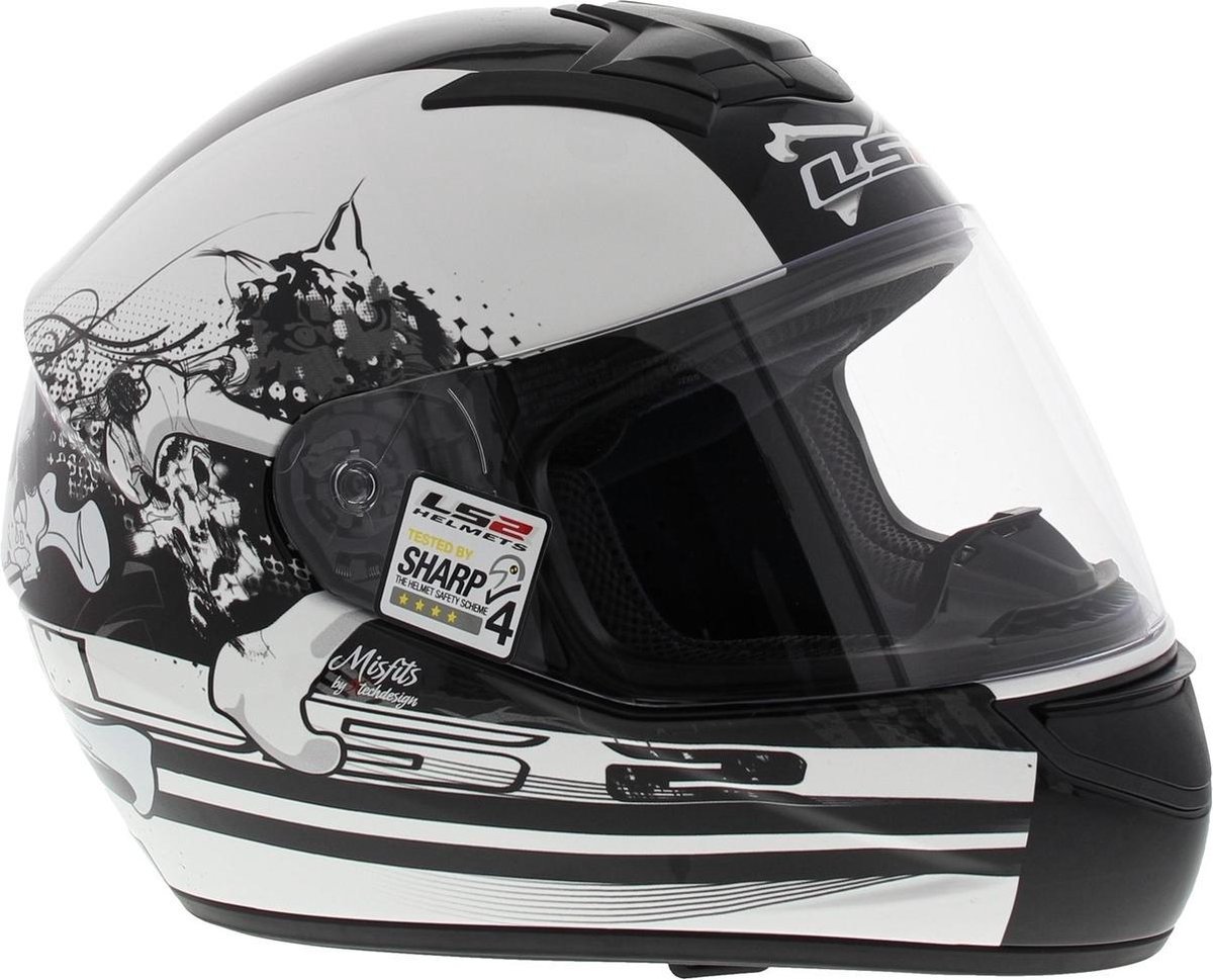 ls2 ff351 misfits helmet FF352 Writed Full Face tech fabric that wicks moisture NIKKO HELMETS