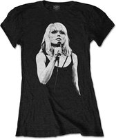 Blondie Dames Tshirt -XL- Open Mic. Zwart