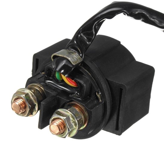 12V Starter Solenoid Relais voor ATV Go Kart Pit Crossmotor Quad 90cc 110cc 125cc