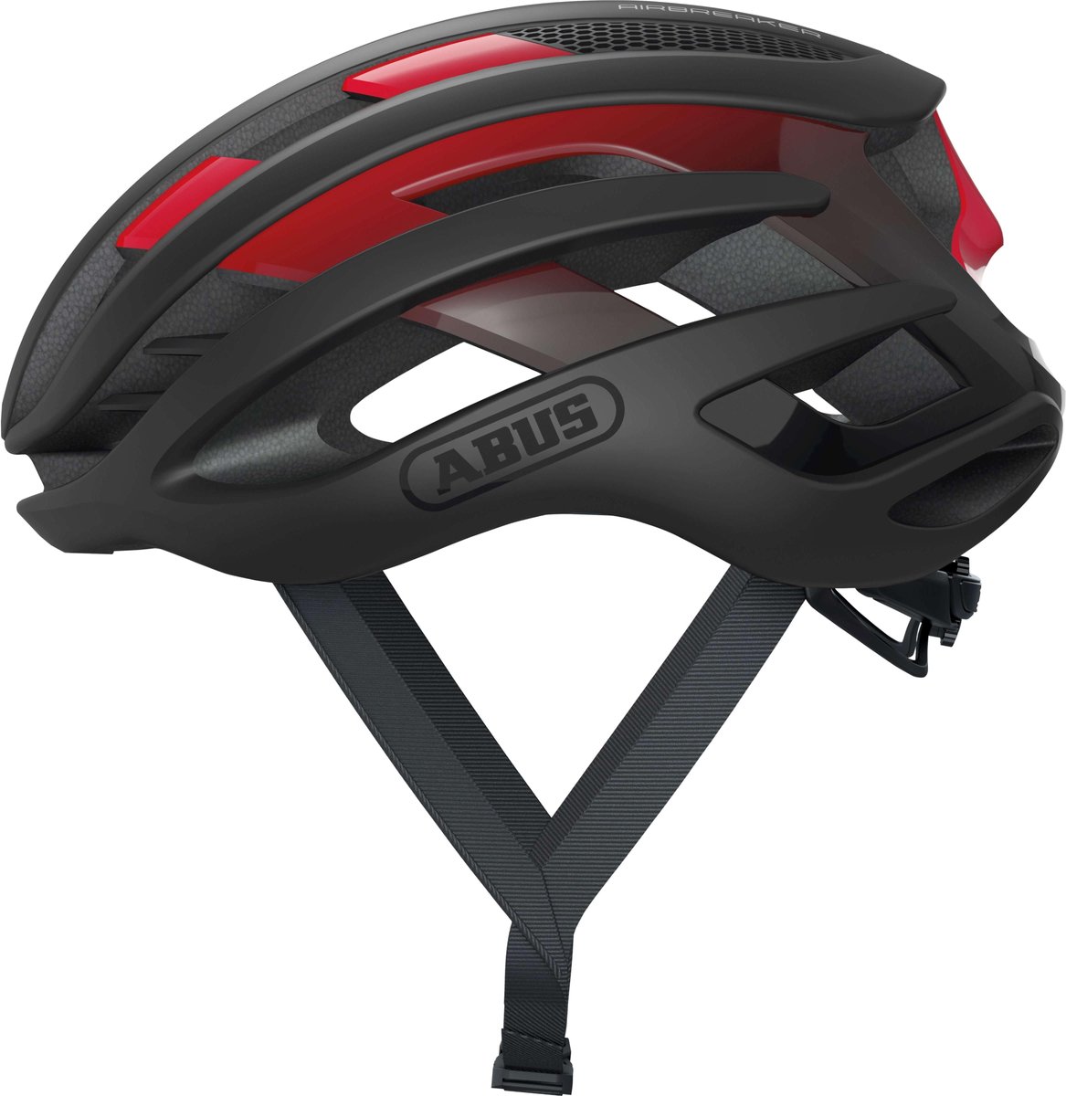 Abus AirBreaker Fietshelm - Maat L (59-61 cm) - black red