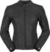 Furygan Kristen Vented Black Leather Motorcycle Jacket L