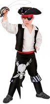 LUCIDA - Woeste piraten outfit voor jongens - M 122/128 (7-9 jaar)