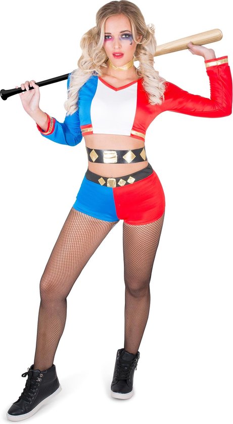 Harley Quinn kostuum harlekijn kostuum voor vrouwen - Volwassenen kostuums  | bol.com